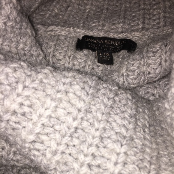 Grey - Turtle neck sweater - Picture 5 of 6